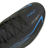 adidas F50 Hyperfast League Zaalvoetbalschoenen (IN) Zwart Zwart Blauw
