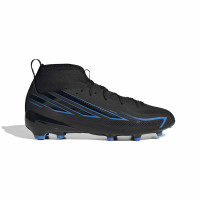adidas F50 Hyperfast League Mid Gazon Naturel Chaussures de Foot (FG) Enfants Noir Noir Bleu