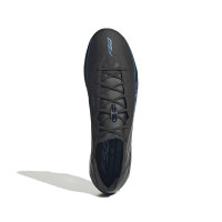 adidas F50 Hyperfast Elite Gazon Naturel Chaussures de Foot (FG) Noir Noir Bleu