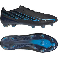 adidas F50 Hyperfast Elite Gazon Naturel Chaussures de Foot (FG) Noir Noir Bleu