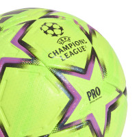 adidas UEFA Champions League Pro Winter Voetbal Maat 5 2026-2027 Limoengroen Zwart Paars