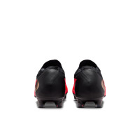 Nike Phantom 6 Low Pro Gras Voetbalschoenen (FG) Zwart Felrood Goud