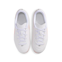 Nike Tiempo Maestro Club Gras / Kunstgras Voetbalschoenen (MG) Kids Wit Felrood Goud