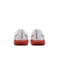 Nike Tiempo Maestro Club Zaalvoetbalschoenen (IN) Kids Wit Felrood Goud