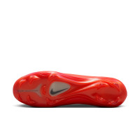Nike Mercurial Vapor 17 Elite Gras Voetbalschoenen (FG) Felrood Zwart Goud