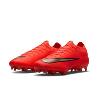 Nike Mercurial Vapor 17 Elite Gras Voetbalschoenen (FG) Felrood Zwart Goud