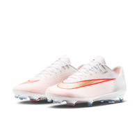 Nike Zoom Mercurial Superfly 11 Pro Gazon Naturel Chaussures de Foot (FG) Blanc Rouge Vif Doré