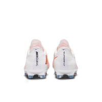 Nike Zoom Mercurial Superfly 11 Pro Gazon Naturel Chaussures de Foot (FG) Blanc Rouge Vif Doré