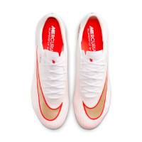 Nike Zoom Mercurial Superfly 11 Pro Gazon Naturel Chaussures de Foot (FG) Blanc Rouge Vif Doré