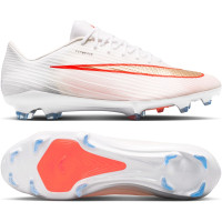 Nike Zoom Mercurial Superfly 11 Pro Gazon Naturel Chaussures de Foot (FG) Blanc Rouge Vif Doré