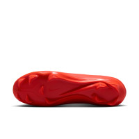 Nike Mercurial Vapor 17 Pro Gazon Naturel Chaussures de Foot (FG) Rouge Vif Noir Doré