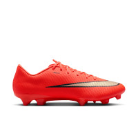 Nike Mercurial Vapor 17 Academy Gras / Kunstgras Voetbalschoenen (MG) Felrood Zwart Goud