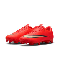 Nike Mercurial Vapor 17 Academy Gras / Kunstgras Voetbalschoenen (MG) Felrood Zwart Goud