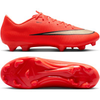 Nike Mercurial Vapor 17 Academy Gras / Kunstgras Voetbalschoenen (MG) Felrood Zwart Goud