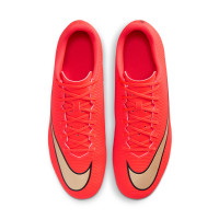 Nike Mercurial Vapor 17 Club Gras / Kunstgras Voetbalschoenen (MG) Felrood Zwart Goud