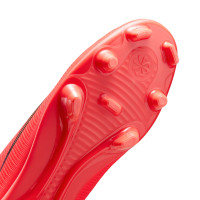 Nike Mercurial Vapor 17 Club Gras / Kunstgras Voetbalschoenen (MG) Felrood Zwart Goud
