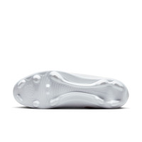 Nike Mercurial Superfly 11 Club Gazon Naturel Artificiel Chaussures de Foot (MG) Blanc Rouge Vif Doré