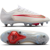 Nike Zoom Mercurial Superfly 11 Elite IJzeren-Nop Voetbalschoenen (SG) Wit Felrood Goud