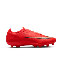 Nike Mercurial Vapor 17 Pro Kunstgras Voetbalschoenen (AG) Felrood Zwart Goud