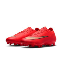 Nike Mercurial Vapor 17 Pro Kunstgras Voetbalschoenen (AG) Felrood Zwart Goud