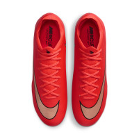 Nike Mercurial Vapor 17 Pro Kunstgras Voetbalschoenen (AG) Felrood Zwart Goud