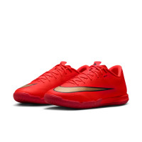 Nike Mercurial Vapor 17 Academy Zaalvoetbalschoenen (IN) Felrood Zwart Goud