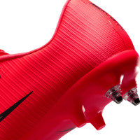Nike Mercurial Vapor 17 Academy IJzeren-Nop Voetbalschoenen (SG) Anti-Clog Felrood Zwart Goud