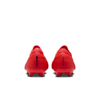 Nike Mercurial Vapor 17 Pro Gras Voetbalschoenen (FG) Kids Felrood Zwart Goud