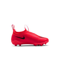 Nike Mercurial Vapor 17 Club Flex Gazon Naturel Artificiel Chaussures de Foot en Salle (MG) Enfants Rouge Vif Noir Doré