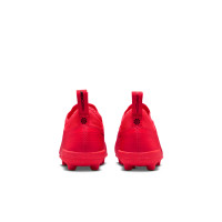 Nike Mercurial Vapor 17 Club Flex Gazon Naturel Artificiel Chaussures de Foot en Salle (MG) Enfants Rouge Vif Noir Doré