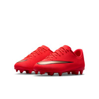Nike Mercurial Vapor 17 Club Gras / Kunstgras Voetbalschoenen (MG) Kids Felrood Zwart Goud