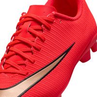 Nike Mercurial Vapor 17 Club Gras / Kunstgras Voetbalschoenen (MG) Kids Felrood Zwart Goud
