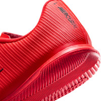 Nike Mercurial Vapor 17 Club Zaalvoetbalschoenen (IN) Kids Felrood Zwart Goud