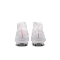Nike Mercurial Superfly 11 Academy IJzeren-Nop Voetbalschoenen (SG) Anti-Clog Wit Felrood Goud