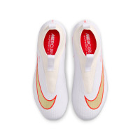 Nike Zoom Mercurial Superfly 11 Academy Gazon Naturel Artificiel Chaussures de Foot (MG) Enfants Blanc Rouge Vif Doré