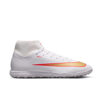Nike Mercurial Superfly 11 Academy Turf Voetbalschoenen (TF) Wit Felrood Goud