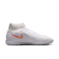 Nike Mercurial Superfly 11 Academy Turf Voetbalschoenen (TF) Wit Felrood Goud