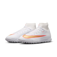 Nike Mercurial Superfly 11 Academy Turf Voetbalschoenen (TF) Wit Felrood Goud