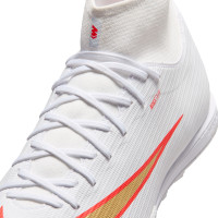 Nike Mercurial Superfly 11 Academy Turf Voetbalschoenen (TF) Wit Felrood Goud