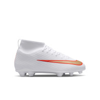 Nike Mercurial Superfly 11 Club Gras / Kunstgras Voetbalschoenen (MG) Kids Wit Felrood Goud