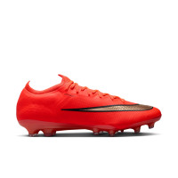 Nike Mercurial Vapor 17 Elite Gazon Artificiel Chaussures de Foot (AG) Rouge Vif Noir Doré