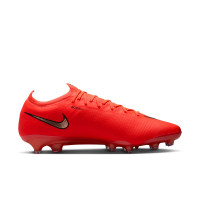 Nike Mercurial Vapor 17 Elite Gazon Artificiel Chaussures de Foot (AG) Rouge Vif Noir Doré