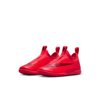 Nike Mercurial Vapor 17 Club Flex Zaalvoetbalschoenen (IN) Kids Felrood Zwart Goud