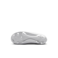 Nike Mercurial Superfly 11 Club Gazon Naturel Artificiel Chaussures de Foot (MG) Tout-Petits Blanc Rouge Vif Doré