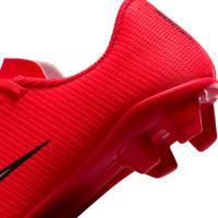 Nike Mercurial Vapor 17 Club Gras / Kunstgras Voetbalschoenen (MG) Peuters/Kleuters Felrood Zwart Goud