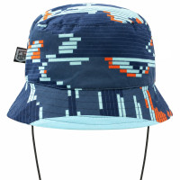 Chapeau Boonie néerlandais FC88 bleu clair bleu foncé orange