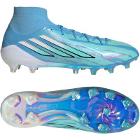 adidas F50 Sparkfusion Trinity Elite Gazon Naturel Artificiel Chaussures de Foot (MG) Femmes Rose Blanc
