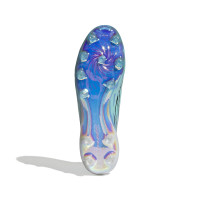adidas F50 Sparkfusion Trinity Elite Gazon Naturel Artificiel Chaussures de Foot (MG) Femmes Rose Blanc