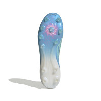 adidas F50 Sparkfusion Trinity Pro Gazon Naturel Artificiel Chaussures de Foot (MG) Femmes Bleu Bleu Vif Rose Vif