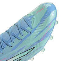 adidas F50 Sparkfusion Trinity Pro Gazon Naturel Artificiel Chaussures de Foot (MG) Femmes Bleu Bleu Vif Rose Vif
